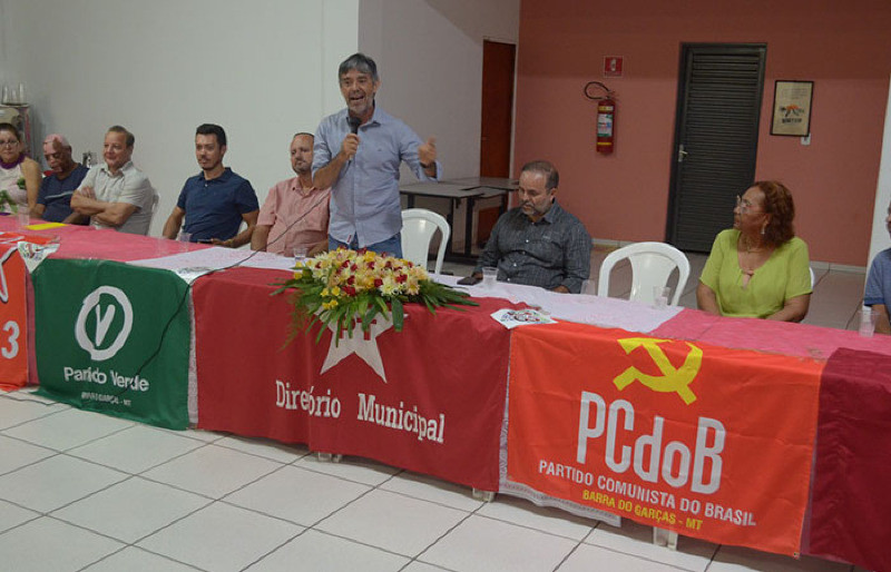 Partidos de esquerda se unem para eleições 2024 em Barra do Garças