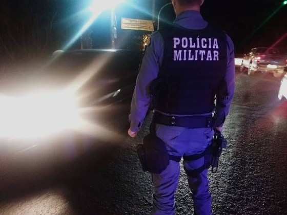 Polícia Militar em trânsito