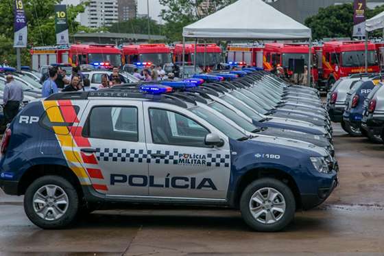 Viaturas da Polícia Militar de Mato Grosso