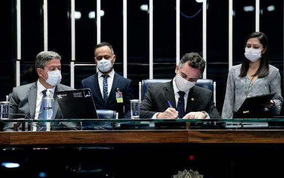 rodrigo pacheco senado e Arthur Lira 