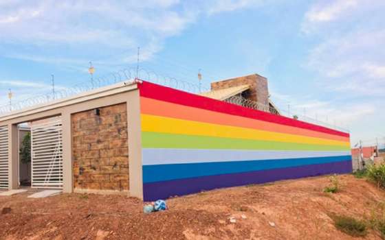 muro arco iris