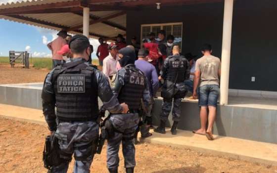 quadrilha refens fazendo