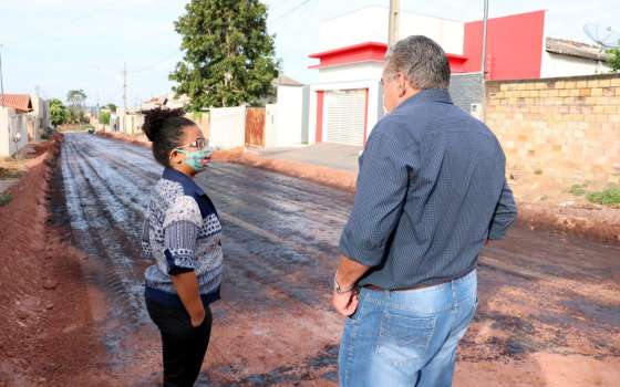 visita pavimentação bairro morada do sol