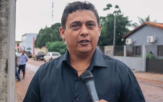 Prefeito de Confresa, Ronio Condão (PP) apoia movimento de produtores de leite