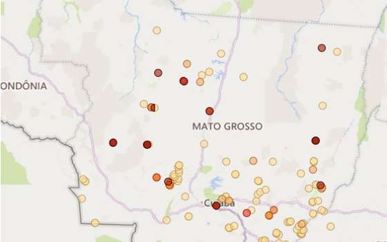 mapa ferrugem asiática mt