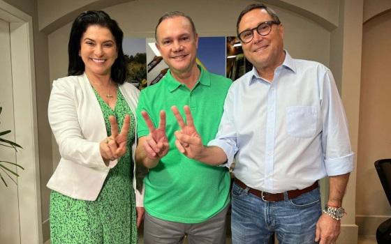 ex-prefeita de Sinop com Wellington Fagundes