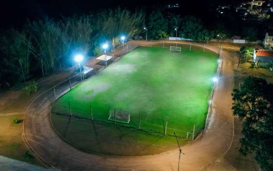 iluminação campo beira rio BG depois