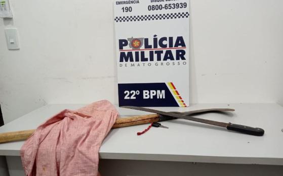 Os suspeitos e ferramentas apreendidos foram encaminhados à delegacia