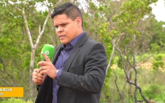 repórter de TV Arthur Garcia