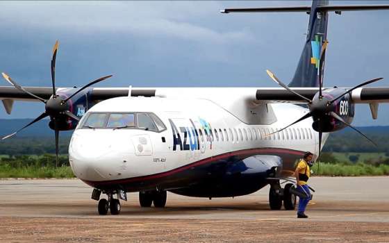 azul - aeroporto de barra do garças