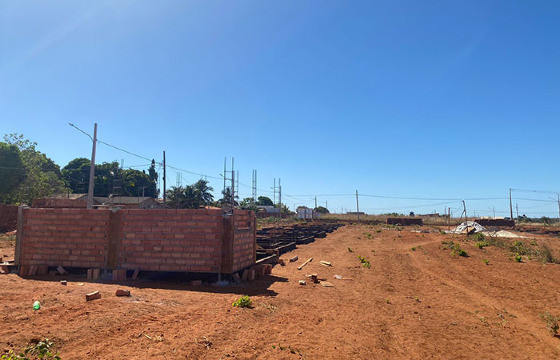obra casas populares - ribeirão cascalheira