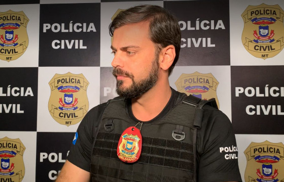 Delegado adjunto, Pablo Rigo, da 1° Delegacia de Polícia