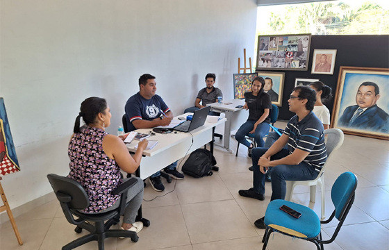 equipe da Secretaria de Cultura
