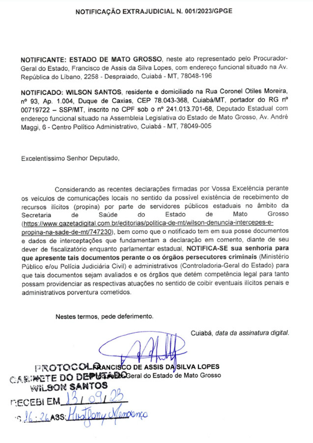 notificação