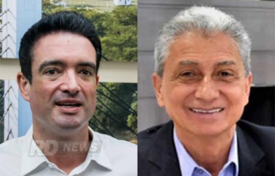 Léo Bortolin eo adversário Neurilan Fraga 