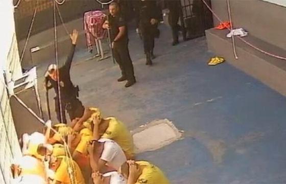 policial penal agride detento