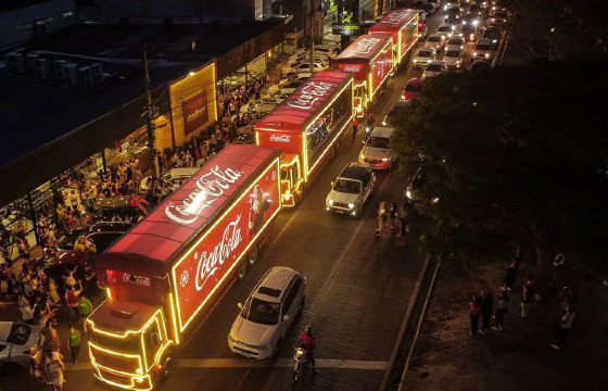 caravana de natal coca-cola
