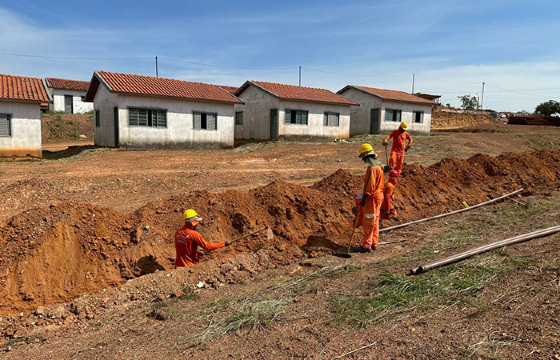 residencial carvalho bg obras visita