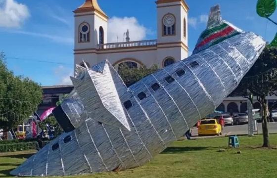 Tragédia com avião 