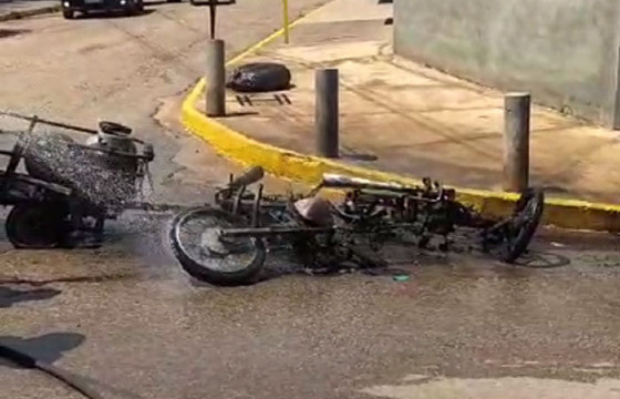 motos pegam fogo bg