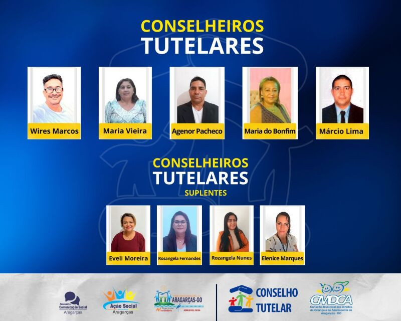 conselheiros tutelares de aragarças