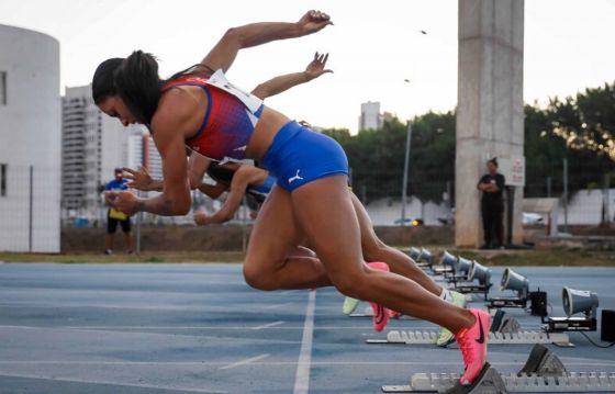 Prova do Troféu Brasil de Atletismo 2023, realizado em Cuiabá