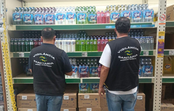 vigilância sanitária de bg - recolhimento produtos limpeza