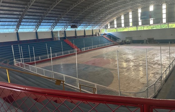 reforma - ginásio de esportes Arnaldo Martins