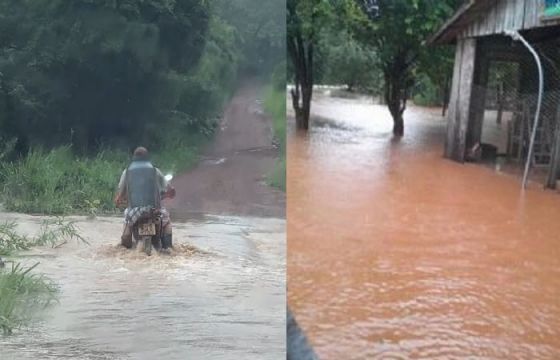Fortes chuvas Vila Rica