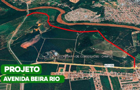 Pontal do Araguaia, Avenida Beira Rio