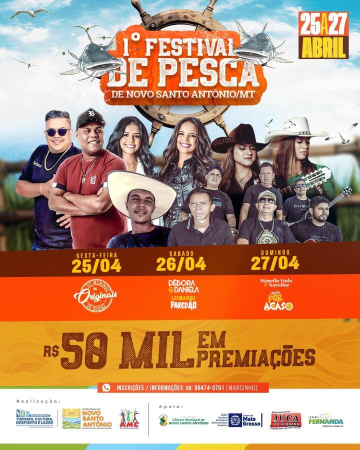 festival de pesca novo santo antônio