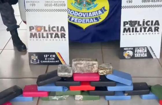Polícia Militar, Canarana, Drogas