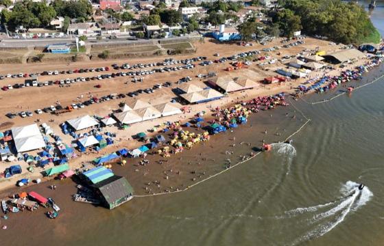praia quarto crescente - aragarças
