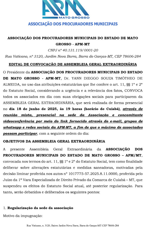 Edital APM