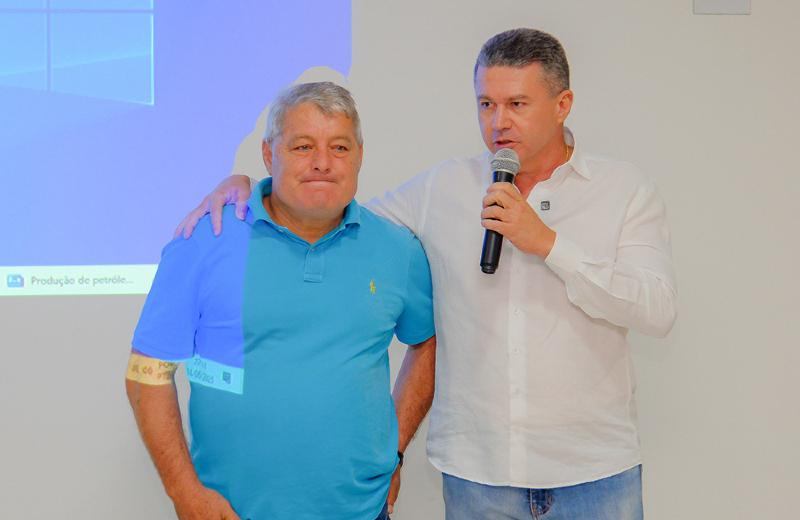 GordinTur idealizador do projeto do teleférico em Barra do Garças com o secretário de Turismo, Wendell Lopes